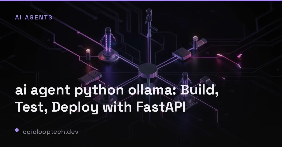 AI 入门：装 Ollama、写 Python、跑通第一个智能体