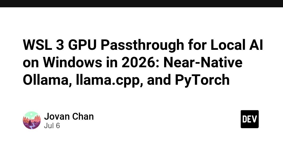 新手入门：在 Windows 上搭建本地 AI 环境，一步步跑通
