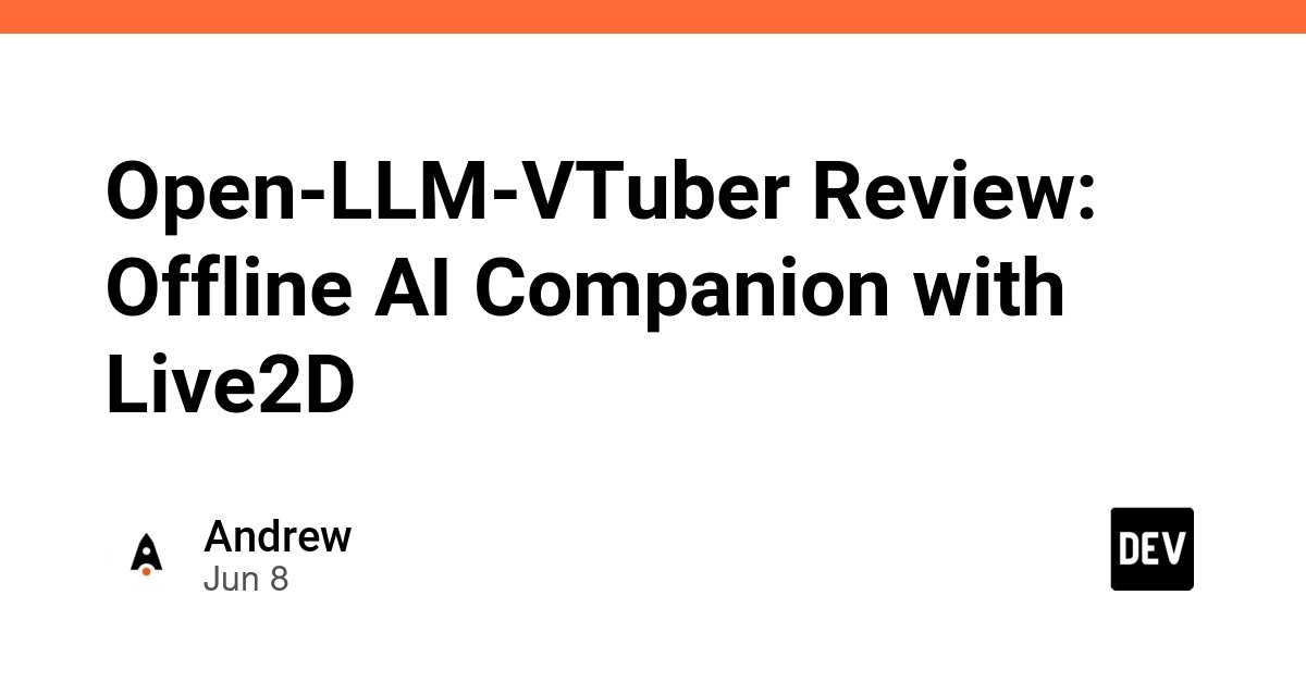 AI 桌面伙伴入门：从零安装 Open-LLM-VTuber
