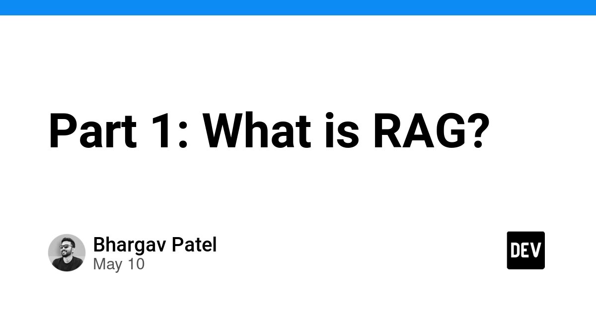 从零开始理解 RAG：AI 入门与动手实践