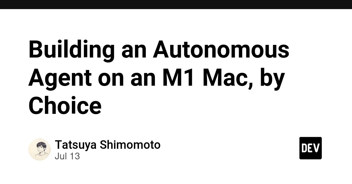 M1 Mac 上跑 AI 小模型：零基础入门与安装教程