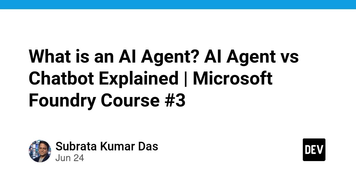 AI 入门：什么是 AI Agent？和聊天机器人有啥区别？