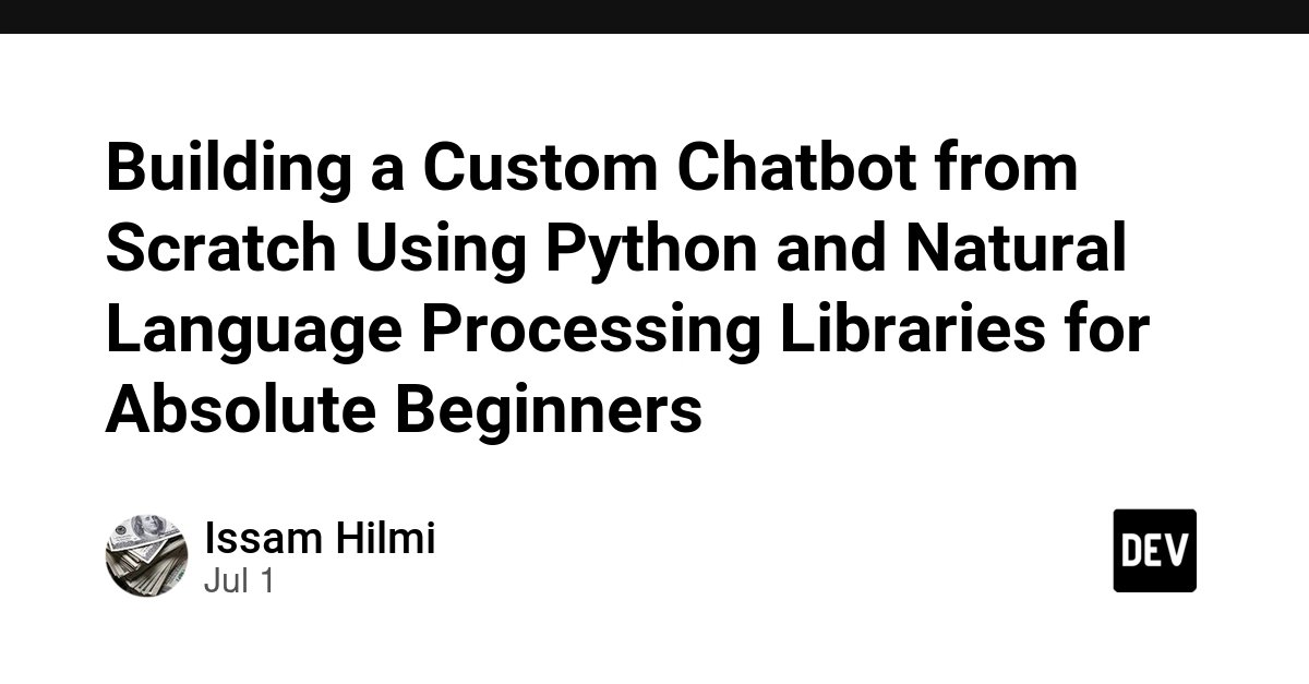 Python AI 入门：从零搭建你的第一个聊天机器人