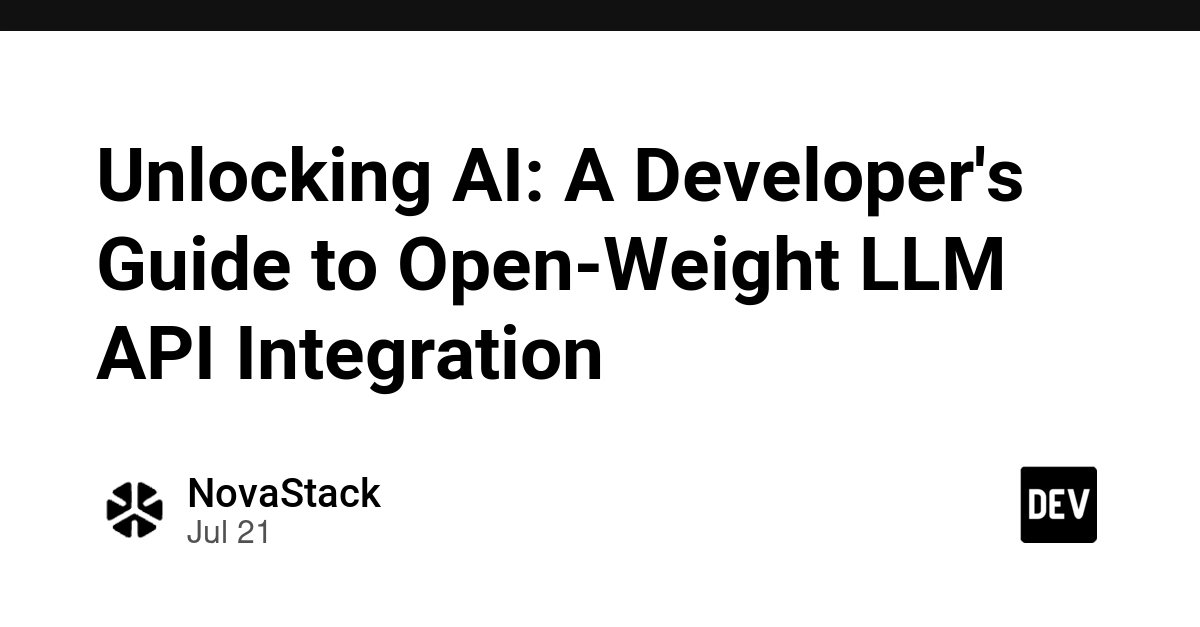 AI 入门：一步步教你用 API 跑通开源大模型