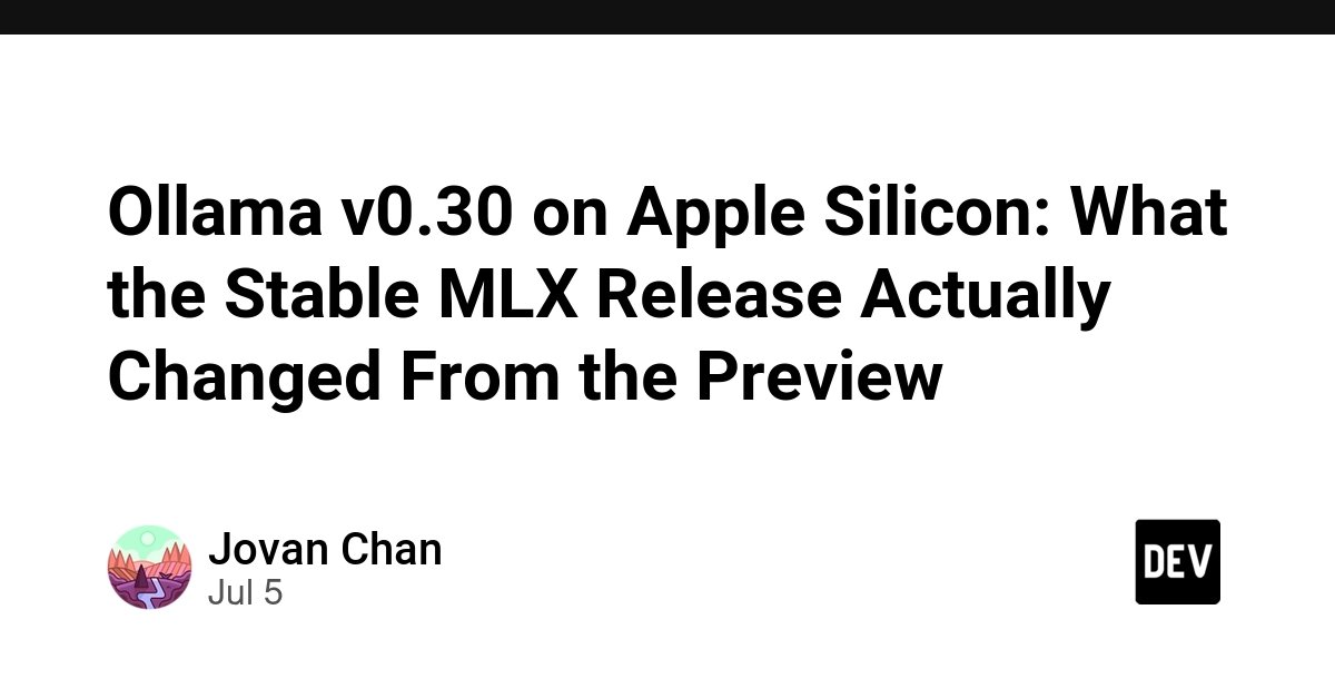Ollama 入门：在 Mac 上跑 AI 模型，一步步搞定