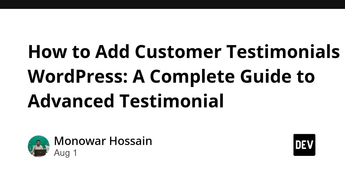 WordPress 评价插件入门：安装 Advanced Testimonial 并跑通
