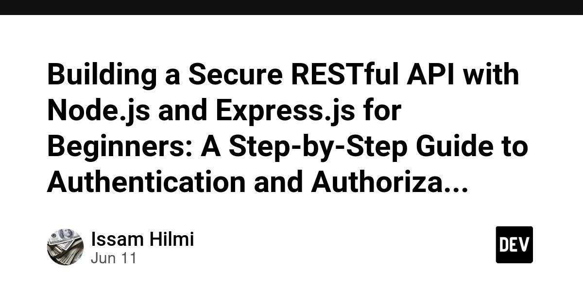 AI 入门：从零搭建你的第一个 RESTful API（Node.js + Express）
