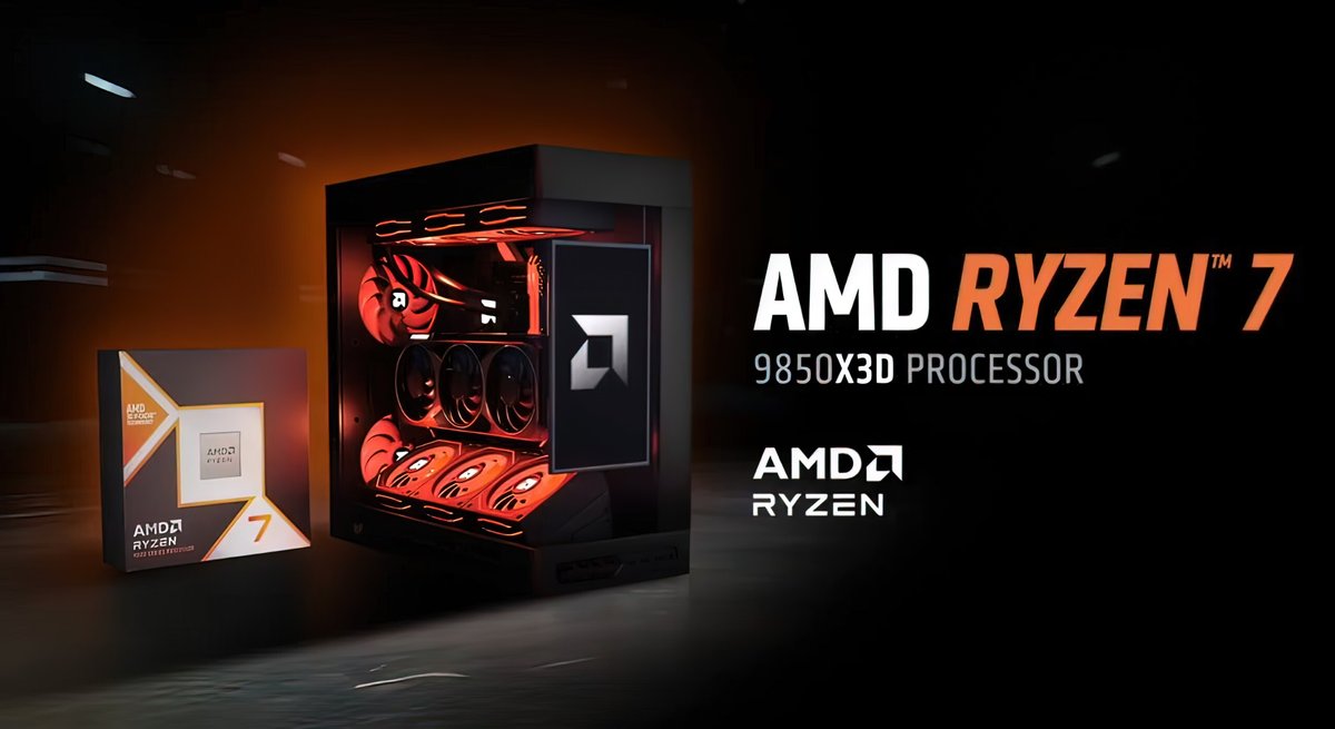 AMD 锐龙 9850X3D 登场：游戏处理器天花板，499 美元值不值？
